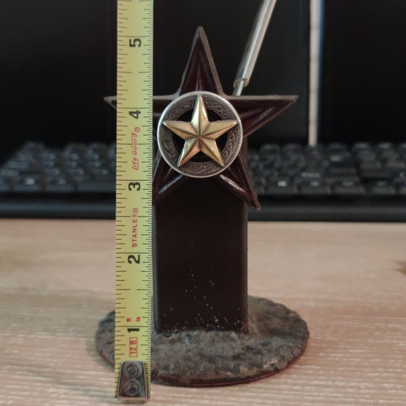 Desk Iron Square Tubing Pen/Pencil Holder - Picture 5 of 7